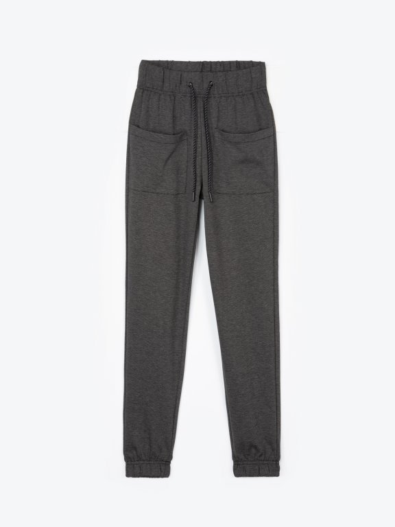 Sweatpants with large pockets