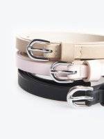 3-pack narrow belts