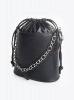 Bucket bag with chain detail