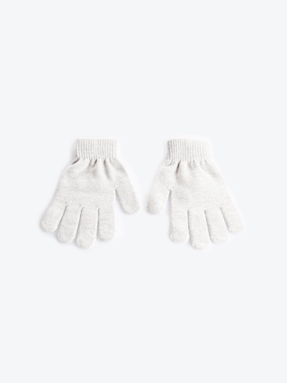Basic marled gloves