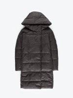 High collar quilted padded jacket