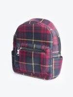 Plaid backpack