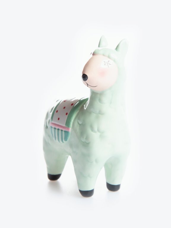 Llama ceramic figurine