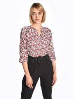 Viscose floral print blouse