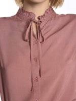 Blouse with tie detail