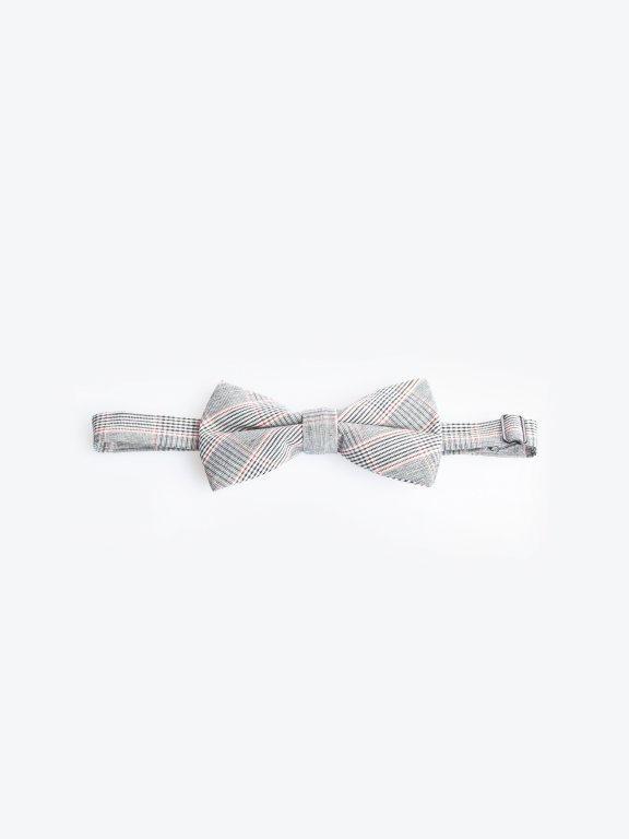 Plaid bow tie