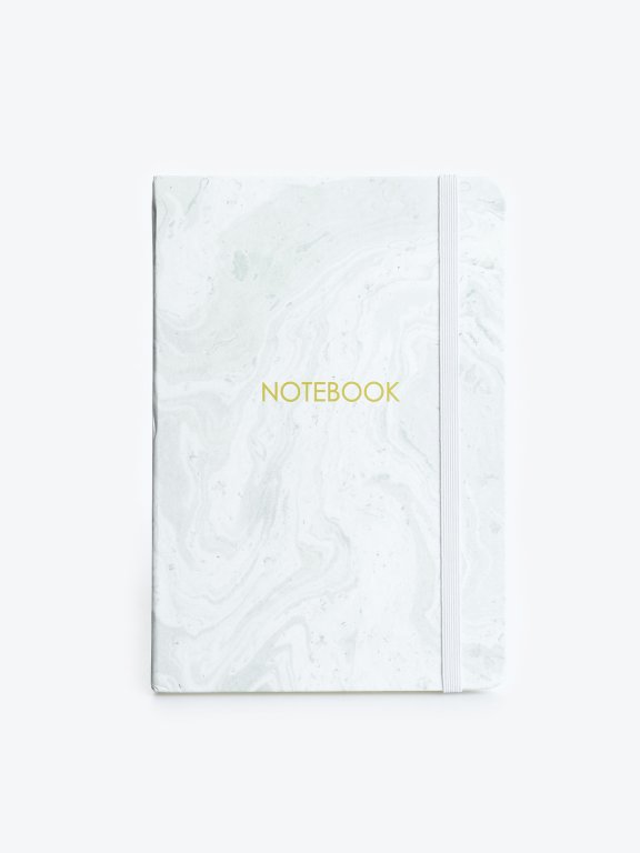 Diary with marble design A5