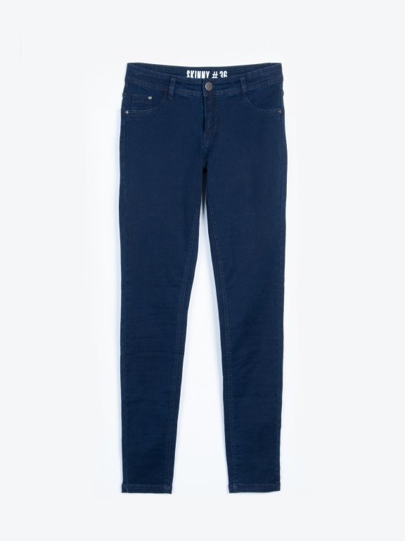 Jednoduché džíny s nízkým pasem