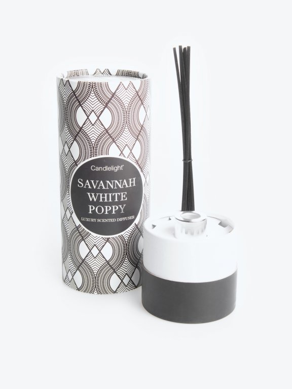Savannah white poppy fragrance diffuser in box