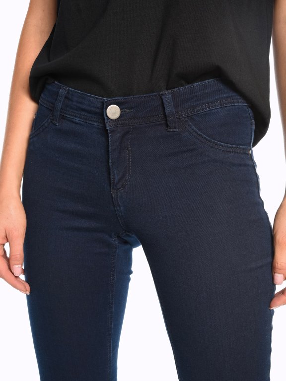 Jednoduché džíny s nízkým pasem