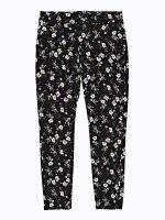 Floral print stretch trousers