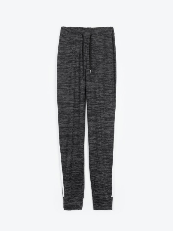 Sweatpants with stripes