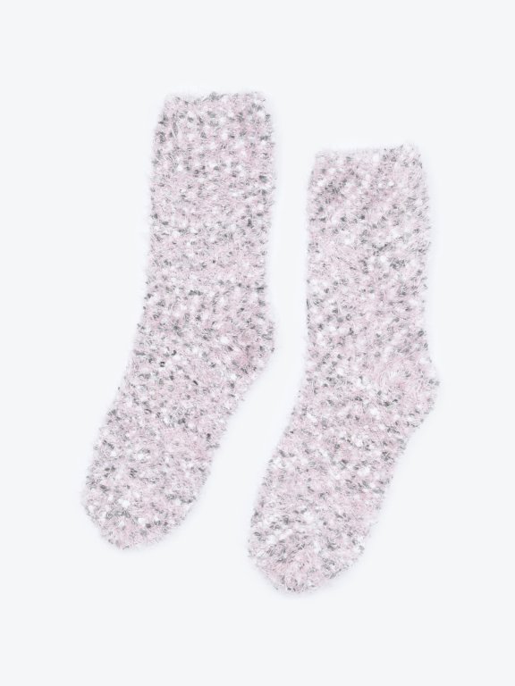 Sada dvou párů chlupatých ponožek