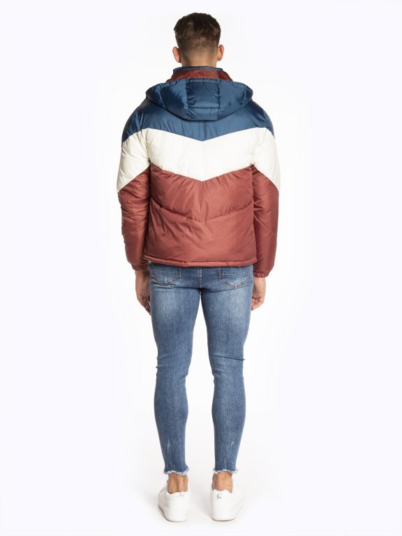 Puffer jacket with hood