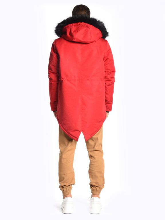 Padded parka with hood