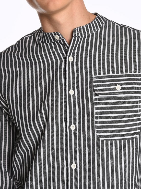 Regular fit striped shirt