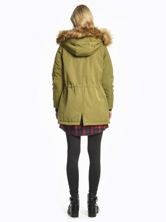 Padded parka with hood