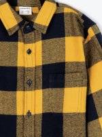 Plaid flannel cotton shirt