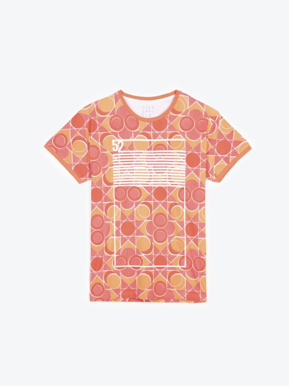 All over printed tee