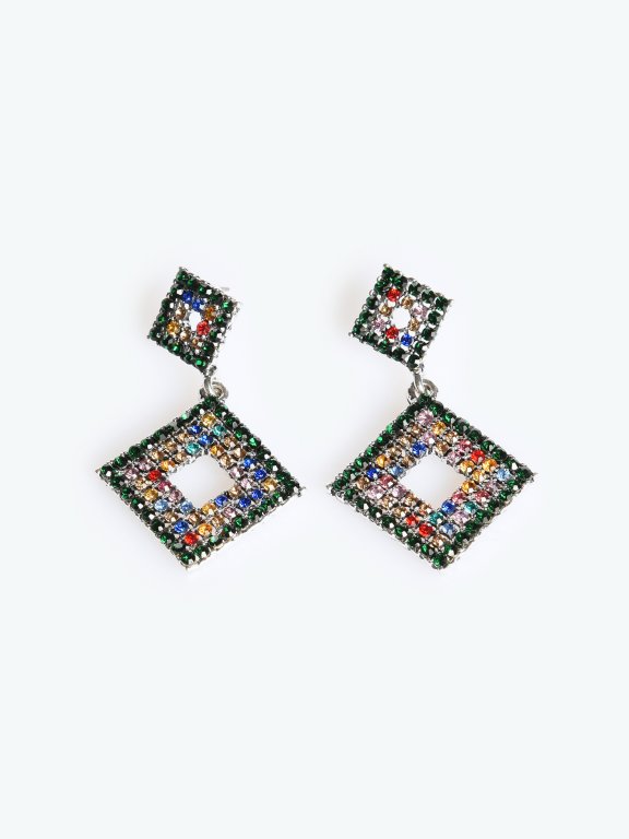 Colourful earrings