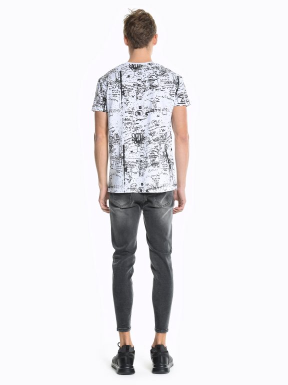All over printed t-shirt
