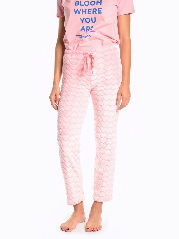 Fleece pyjama pants