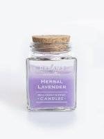 Herbal lavender scented candle
