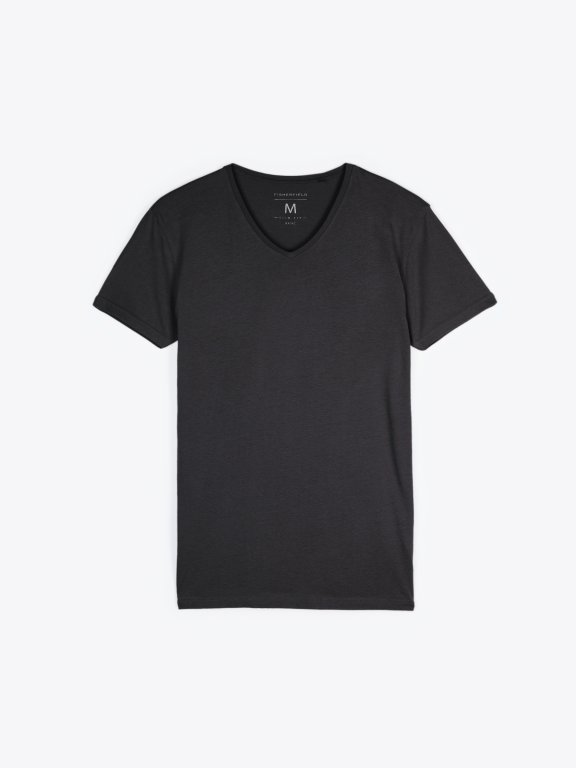 Basic slim fit V-neck t-shirt