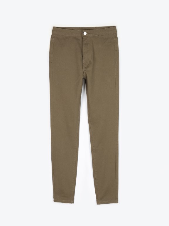 Basic stretchy trousers