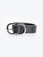 Faux leather belt