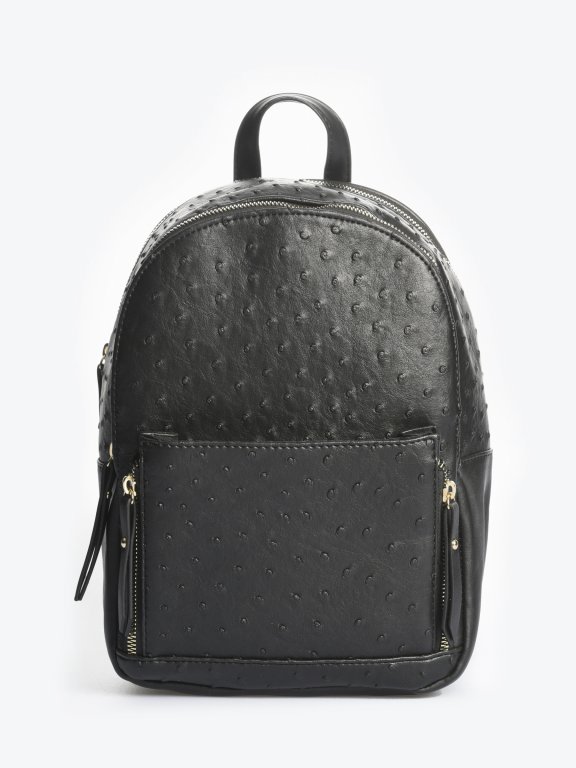 Textured backpack