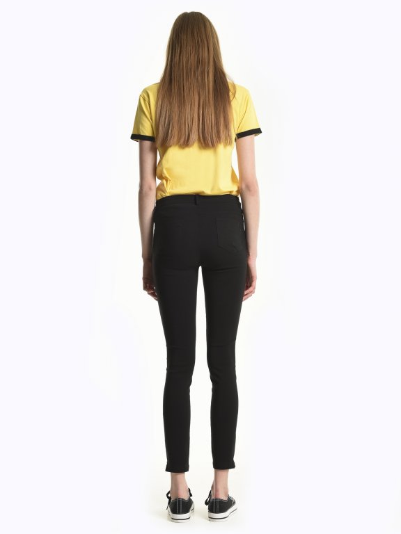 Stretchy skinny fit trousers