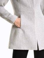 Marled plain coat