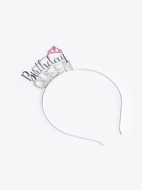 Headdress "Birthday queen"