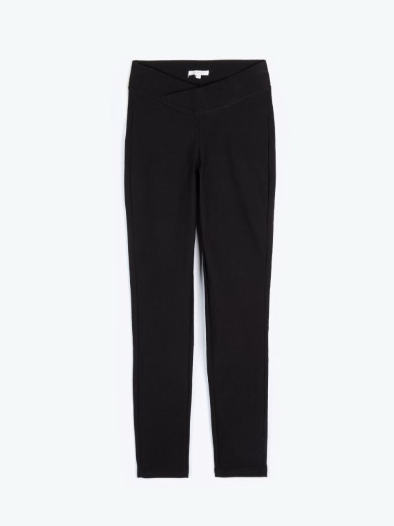 Super stretch knitted trousers