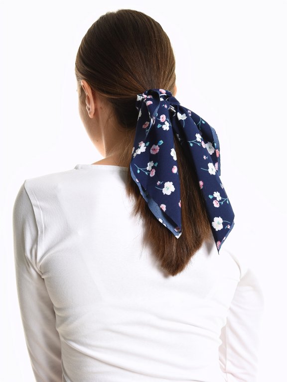 2-pack of floral print hair accessories