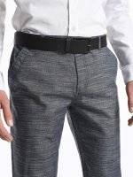 Bawełniane spodnie straight fit