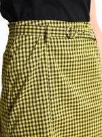 Plaid bodycon skirt