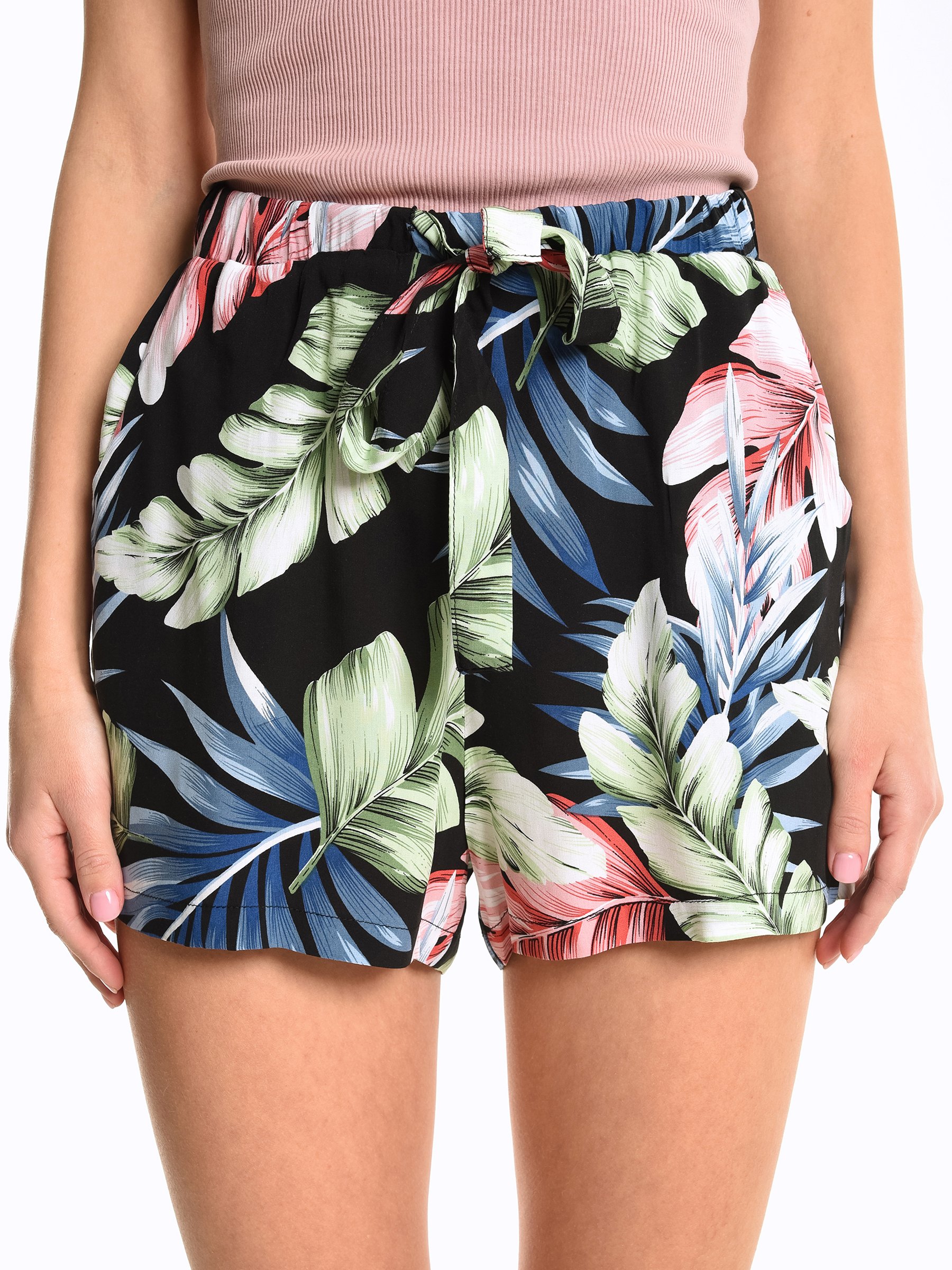 Floral print viscose shorts | GATE