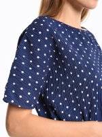 Cropped top with dots