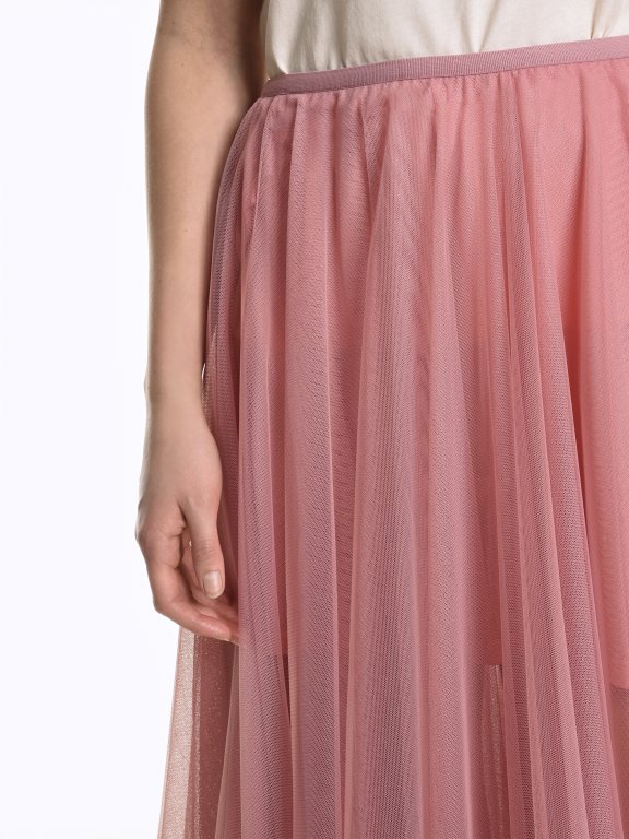 Asymetrická sukně midi