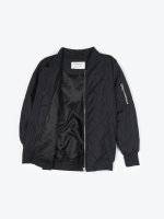 Quilted light padded bomber jacket