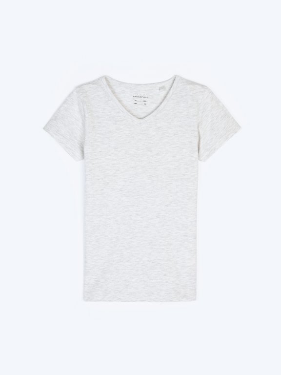 Basic stretchy short sleeve t-shirt