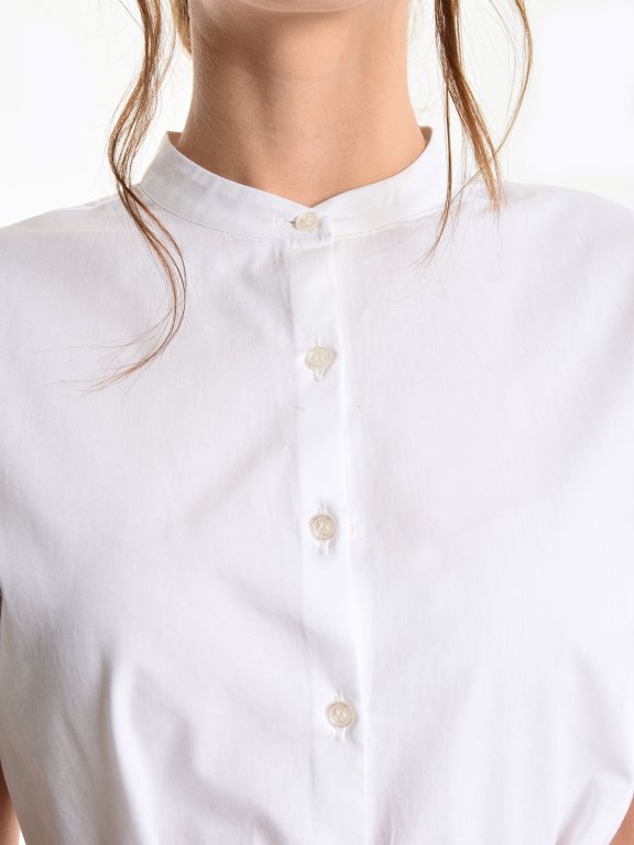 Longline peplum blouse