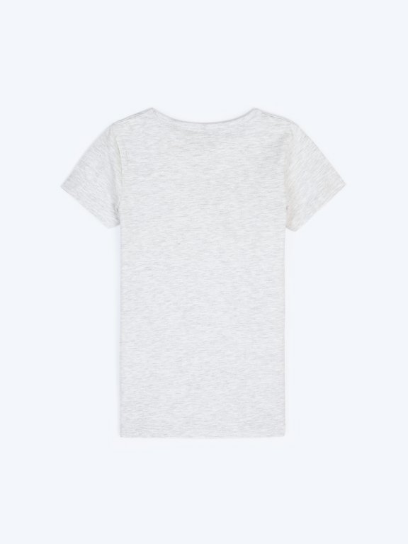 Basic stretchy short sleeve t-shirt