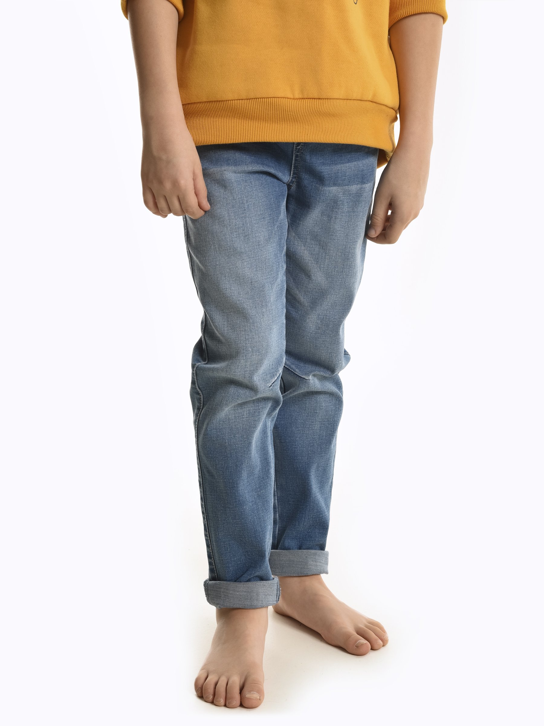 straight leg jeans short length