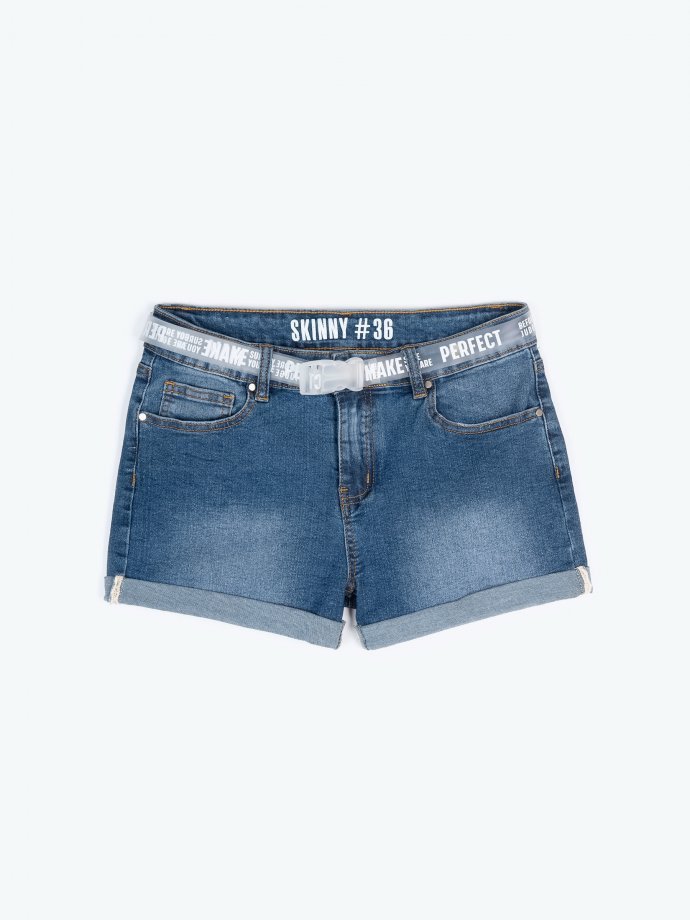 WOMEN FASHION Jeans Basic Stradivarius shorts jeans discount 94% Navy Blue 38                  EU 