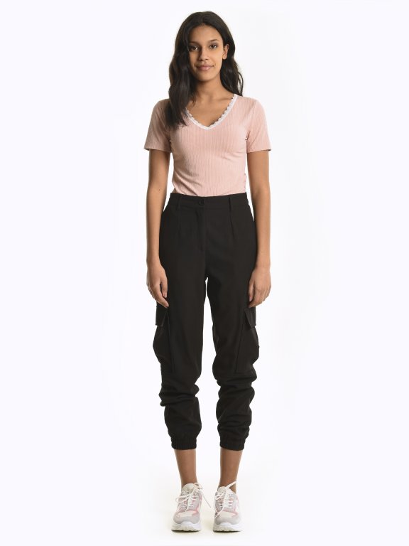Stretchy cargo pants