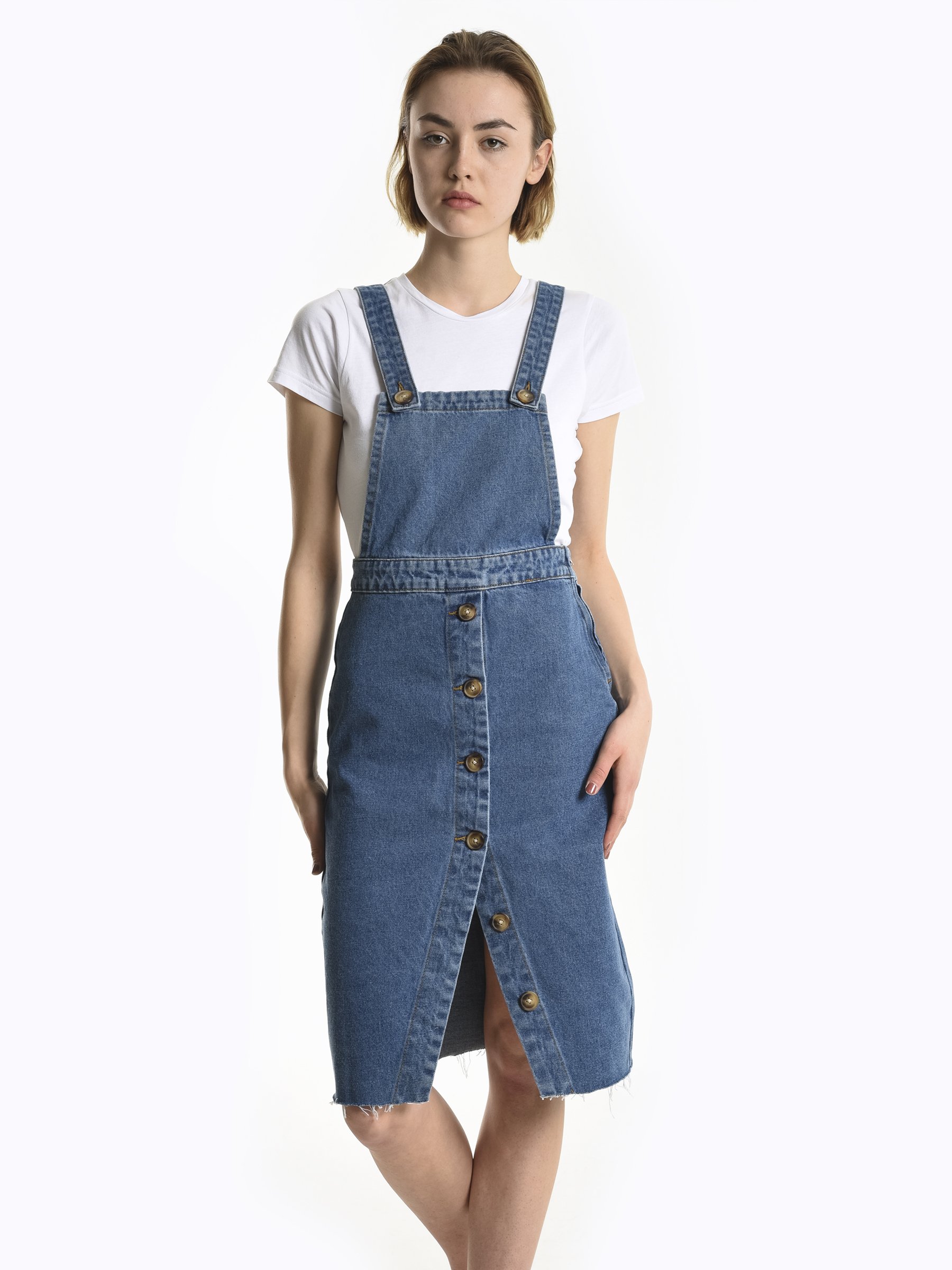 jeans dungaree skirt