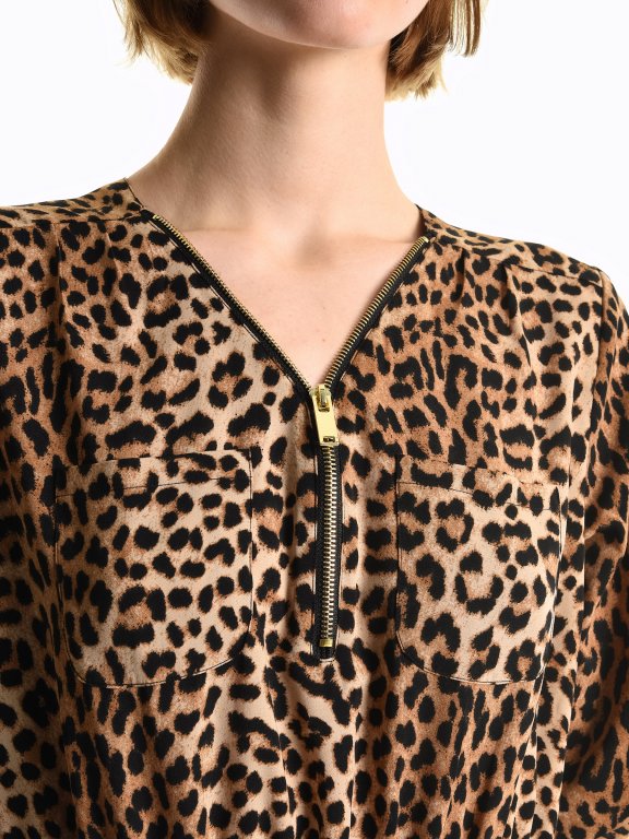 Šaty s leopardím potiskem